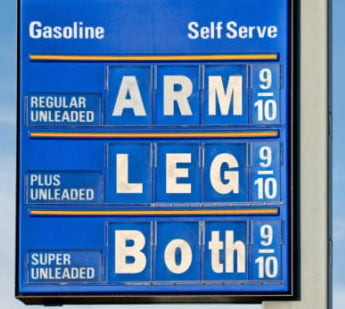 Gas Prices Arm Leg Both