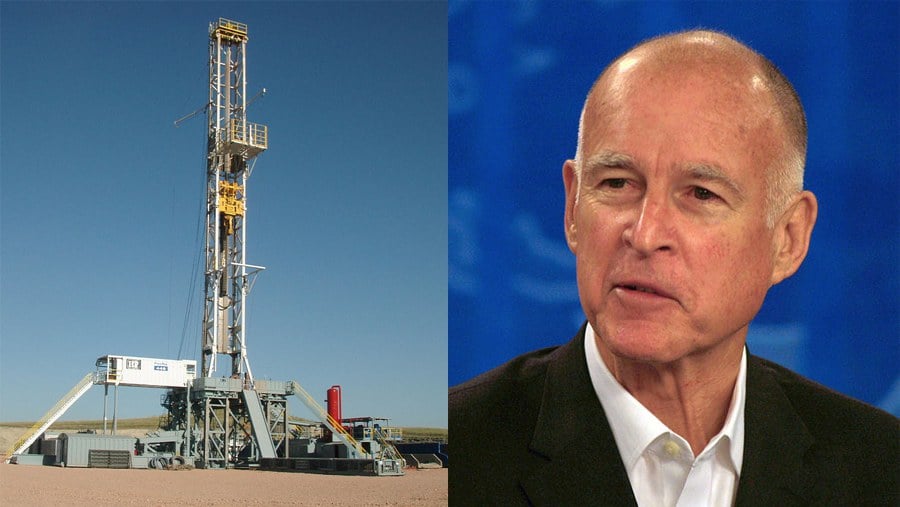 Jerry Brown Oil Rig