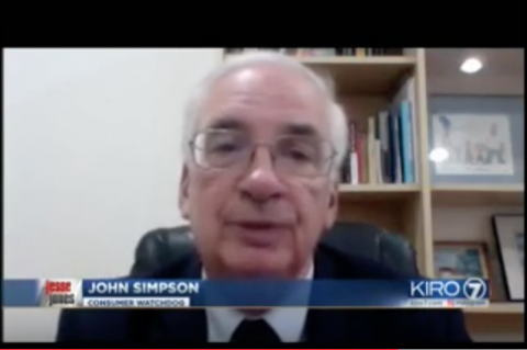 John Simpson tells Jesse Jones of KIRO news that Amazon's pricing practices are deceptive.