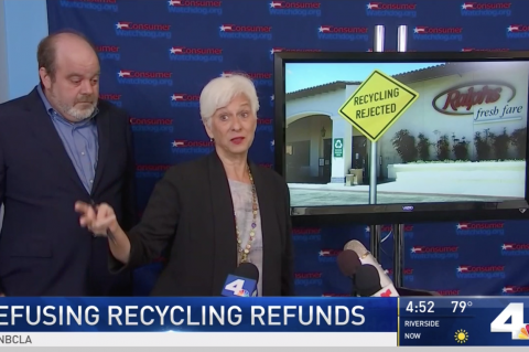 Liza Tucker says stores are failing to recycle 