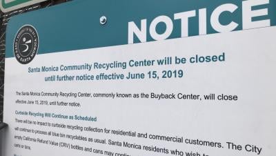 recycling center closed 