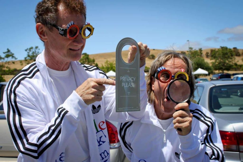 Consumer Watchdog’s Mimes Invade Mountain View Before Google Shareholders Meeting As Its “Track Team” Focuses Attention On Google’s Online Tracking
