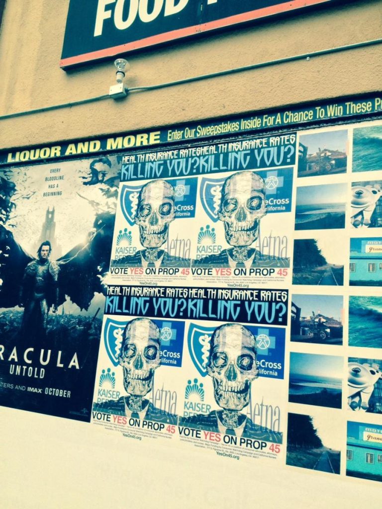 Yes on 45: Consumers Launch New Yes on 45 Street Art Campaign – Asks San Franciscans: “Health Insurance Rates Killing You?”