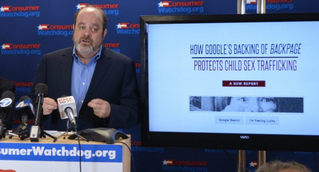 Report Shows How Google Funded Defense of Child Sex Trafficking Hub