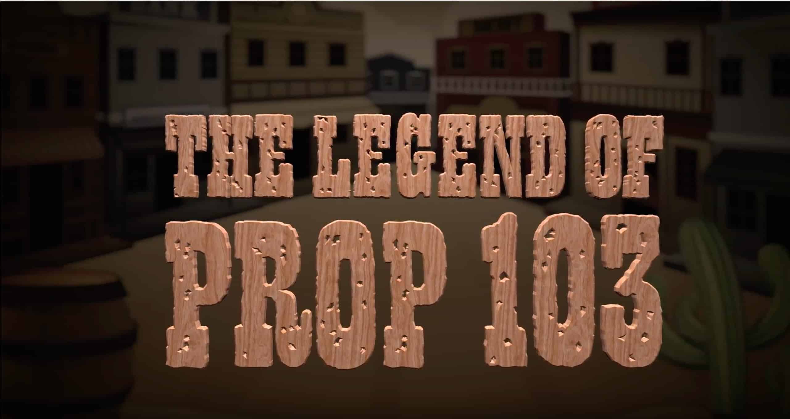 The Legend of Prop 103! The Legend of Prop 103