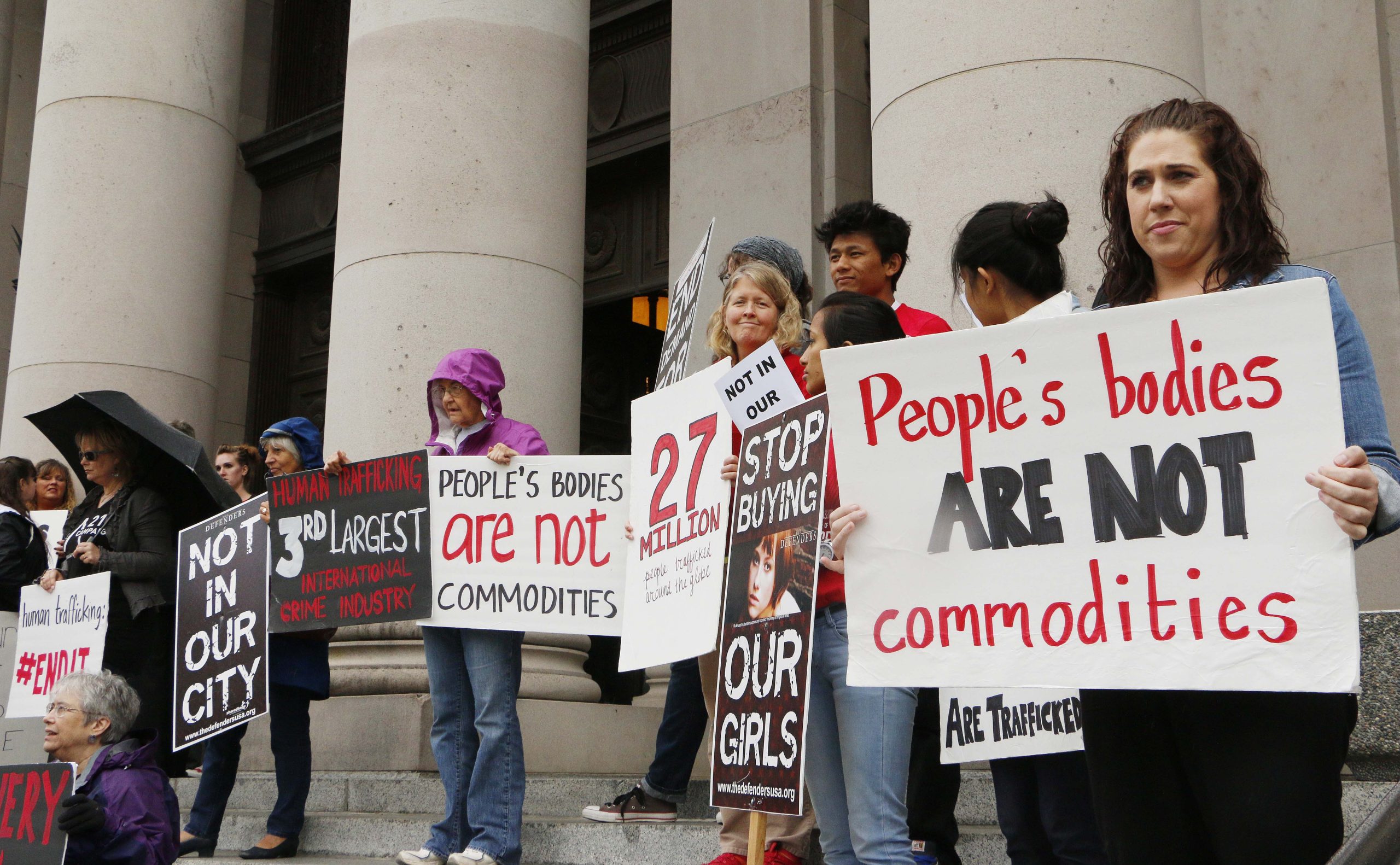 Sex Trafficking Protest