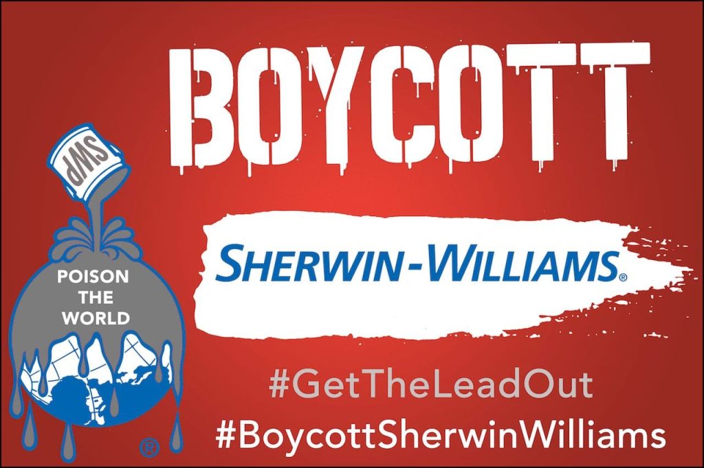 Boycott Sherwin-Williams Paint!