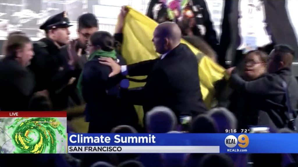 Protestors Disrupt Jerry Brown’s Climate Summit, Decrying His Lack of Climate Action