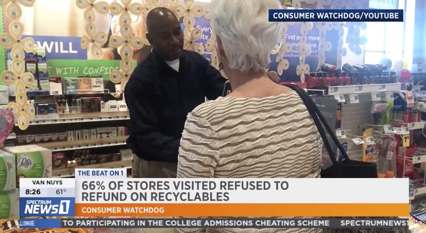 Challenges Redeeming Recyclables in California