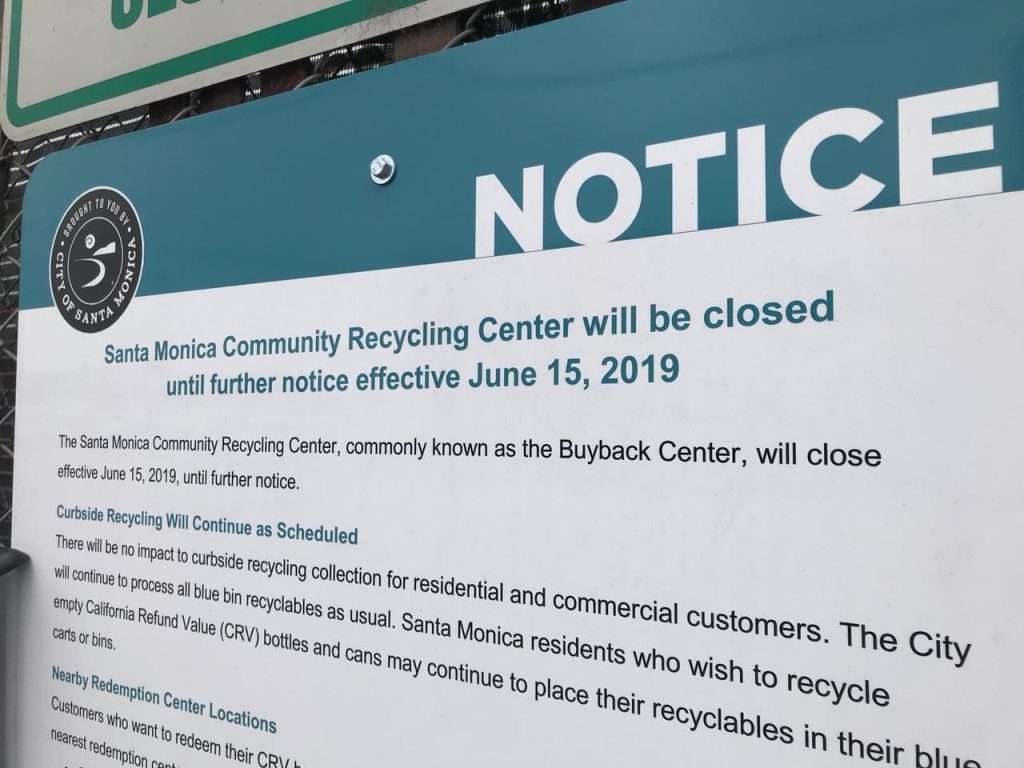 Consumer and Recycling Advocates Condemn Loss of Last Recycling Center West of 405 Freeway