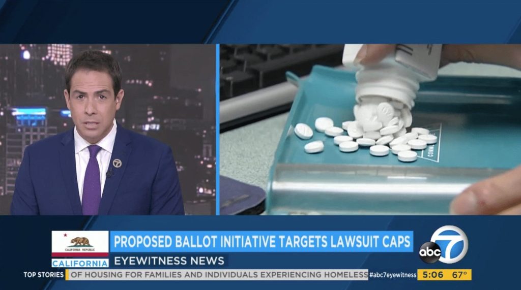 CA Ballot Initiative Filed To Raise Cap On Medical Malpactice Awards Set In 1975