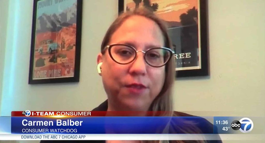 ABC TV-7 Chicago, IL: Consumer Watchdog On How Shortfalls Of CARES Act May Not Cover COVID-19 Tests