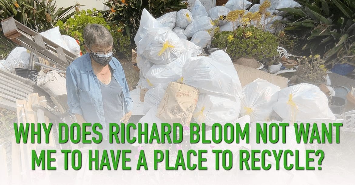 Assembly Member Richard Bloom’s Legislation Allows More Grocery Stores To Refuse to Take Back Empty Bottles and Cans During Recycling Crisis; Senior Speaks Out In New Video