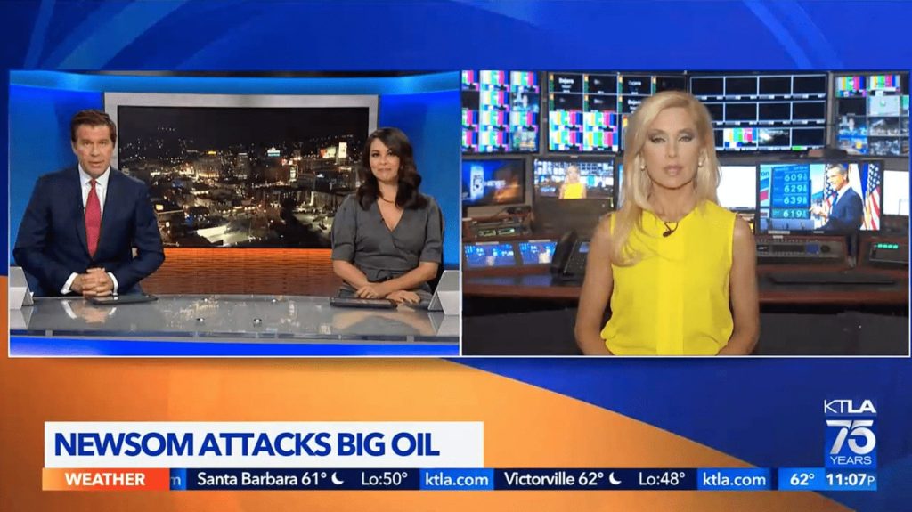 KTLA-5 Los Angeles, CA: Valero’s Profits In Ca Are Skyrocketing Above Any Region In The World