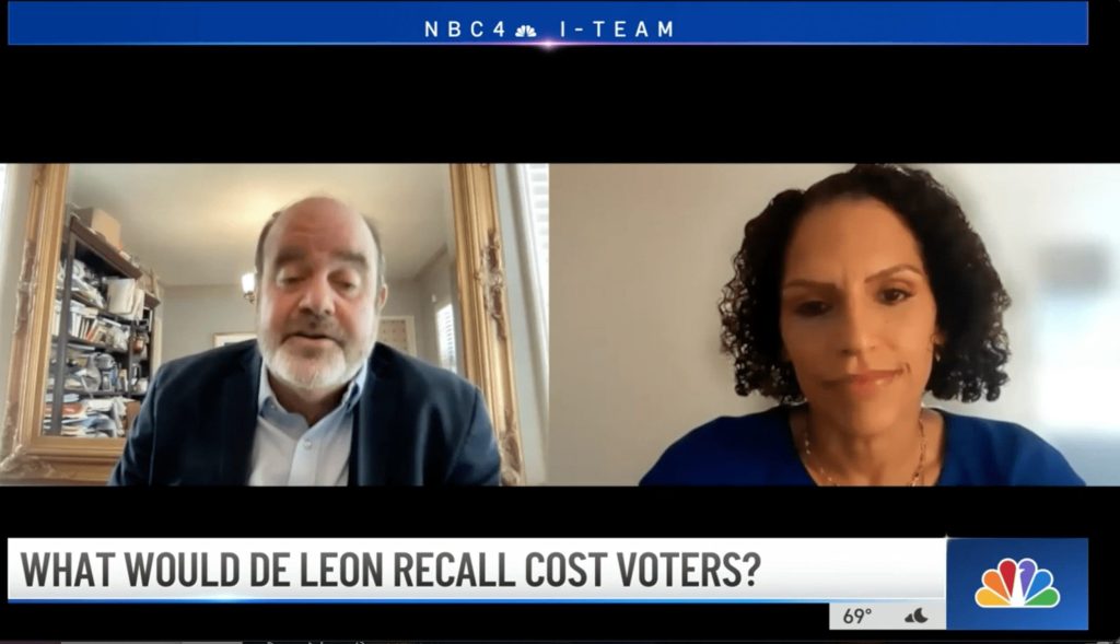 KNBC Los Angeles, CA: How Much Will Kevin De Leon’s Recall Cost Californians?