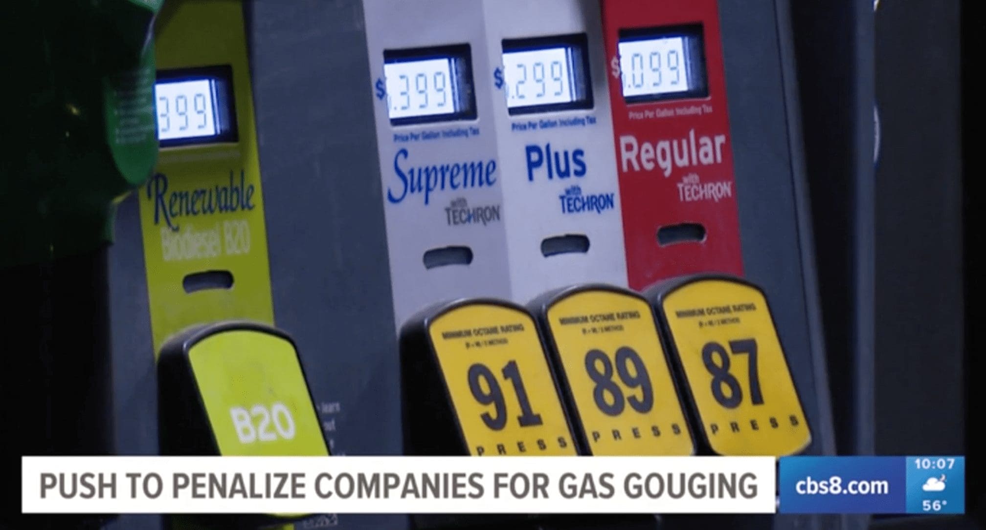 KFMB CW – San Diego, CA; Oil Companies Need to be Held Accountable for High Gas Prices