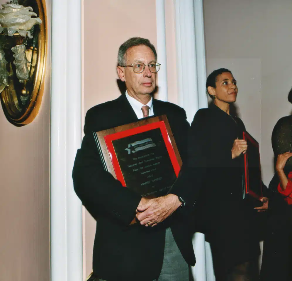 Consumer Advocate Harry Snyder, Rest In Peace