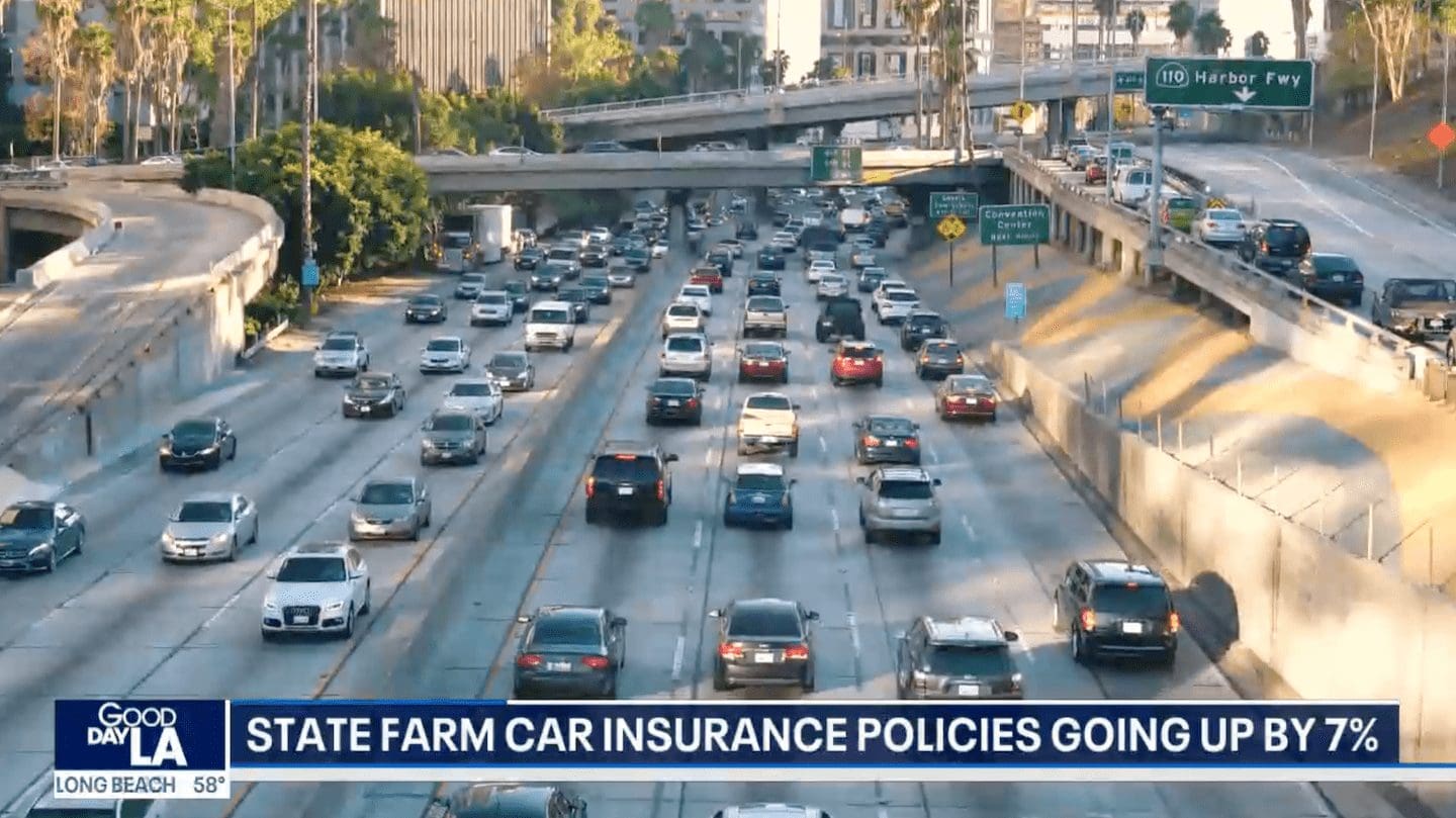 KTTV-LA (FOX)Â –Â Los Angeles, CA; State Farm Car Insurance Policies Going Up By 7%