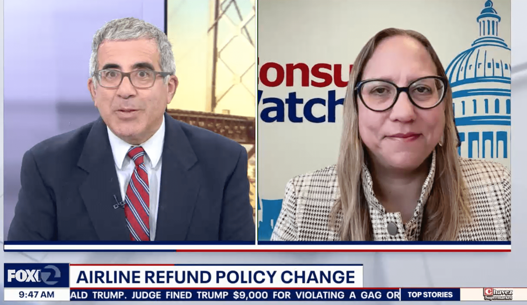 KTVU-SF (FOX) – San Francisco, CA: Airline Refund Policy Change