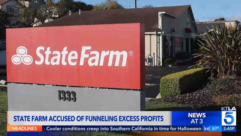 KTLA-LA (CW) – Los Angeles, CA: State Farm Accused of Funneling Excess Profits
