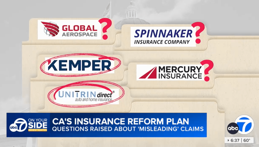 KGO-SF (ABC) – San Francisco, CA: California’s Insurance Reform Plan