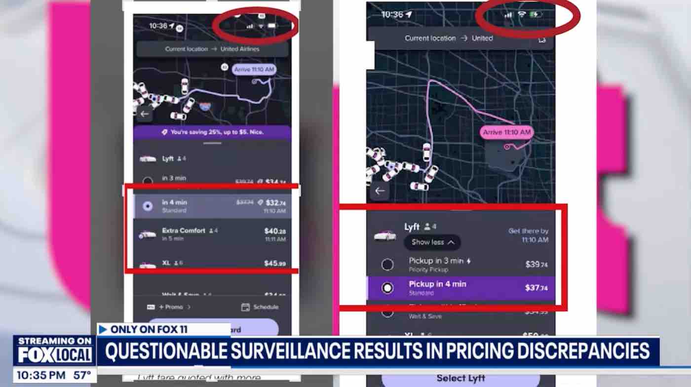 KTTV-LA (FOX)Â –Â Los Angeles, CA: Prices Are being Adjusted Based On Your Shopping Habits