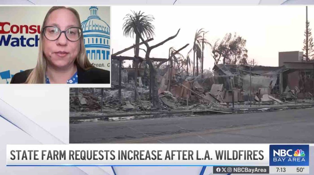 KNTV-SF (NBC) – San Francisco, CA: State Farm Requests Increase After L.A. Wildfires