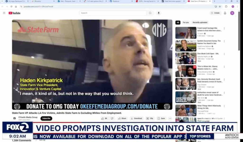 KCBA (FOX) – Monterey, CA: Video Prompts Investigation Into State Farm