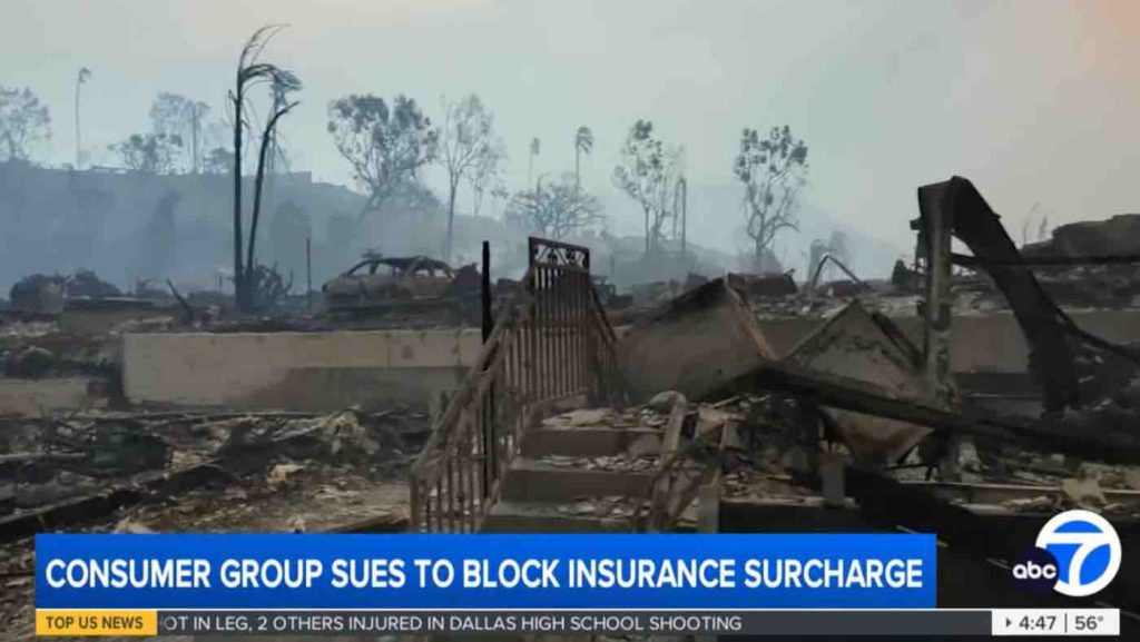 KABC-LA (ABC) – Los Angeles, CA: Consumer Group Sues To Block Insurance Surcharge