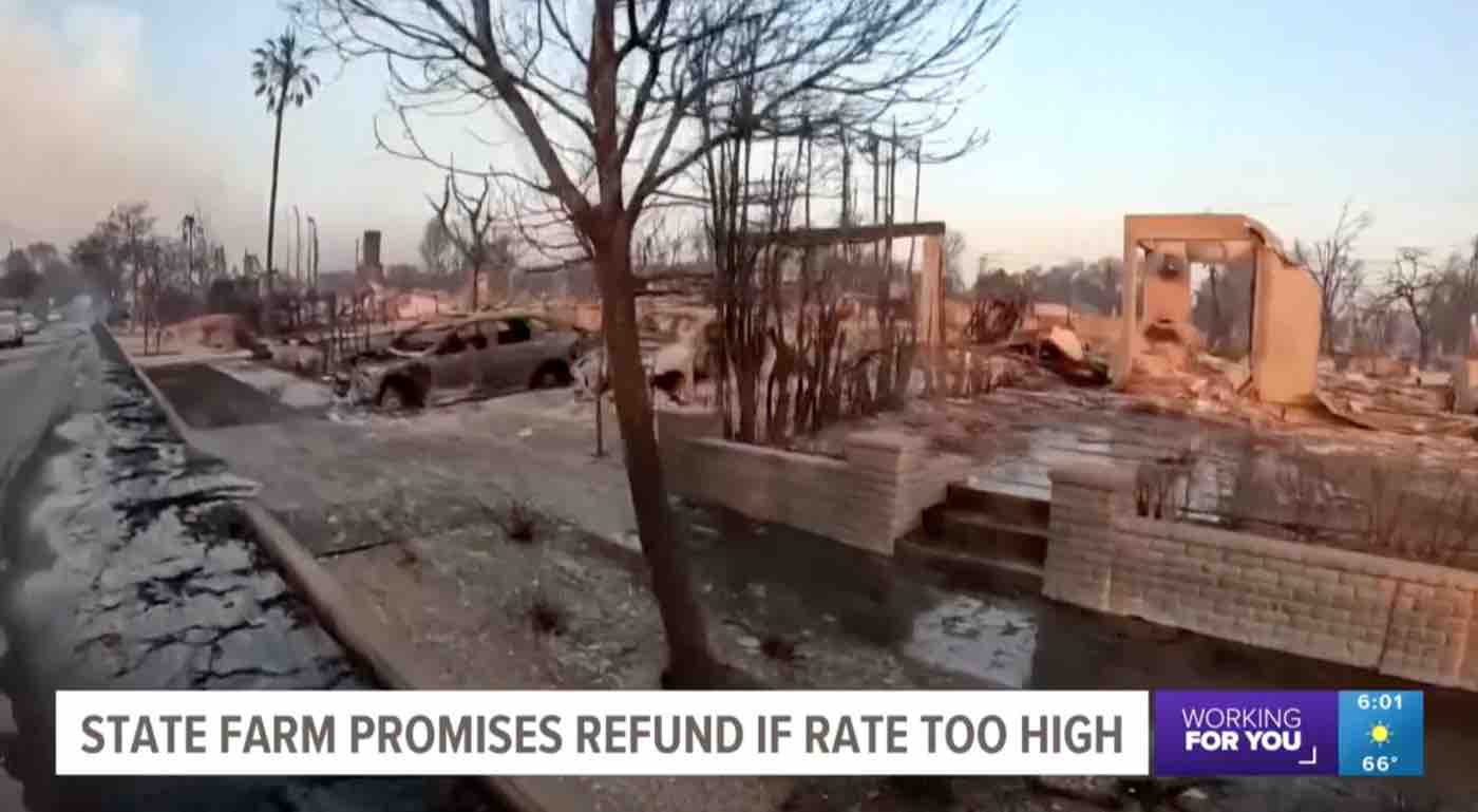 KFMB-SD (CBS) – San Diego, CA: State Farm Promises Refund If Rate Too High