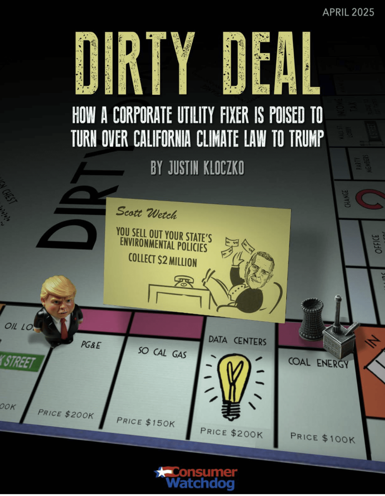 Report Explains Why Powerful Electric Worker Lobbyist Scott Wetch Flipped On Plans To Turn CA Climate Laws Over To Trump; Self-Interest & AI Data Center Push Behind SB 540 Exposed