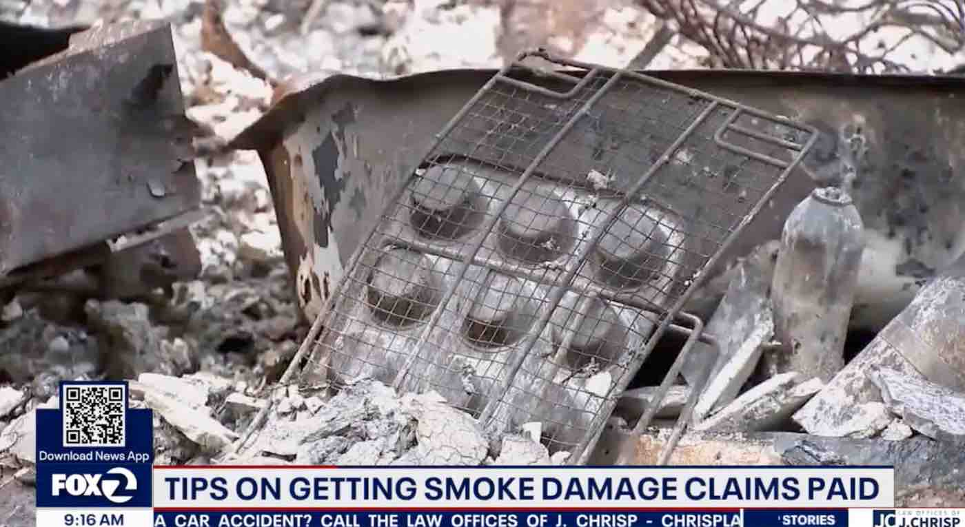 KTVU (FOX): Tips On Getting Smoke Damage Claims Paid