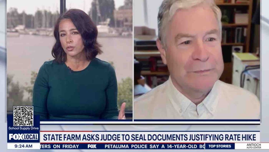 KTVU-SF (FOX) – San Francisco, CA: State Farm Asks Judge To Seal Documents Justifying Rate Hike