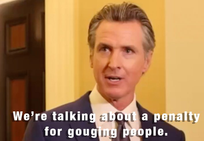 Gavin Newsom Gauge Penalty