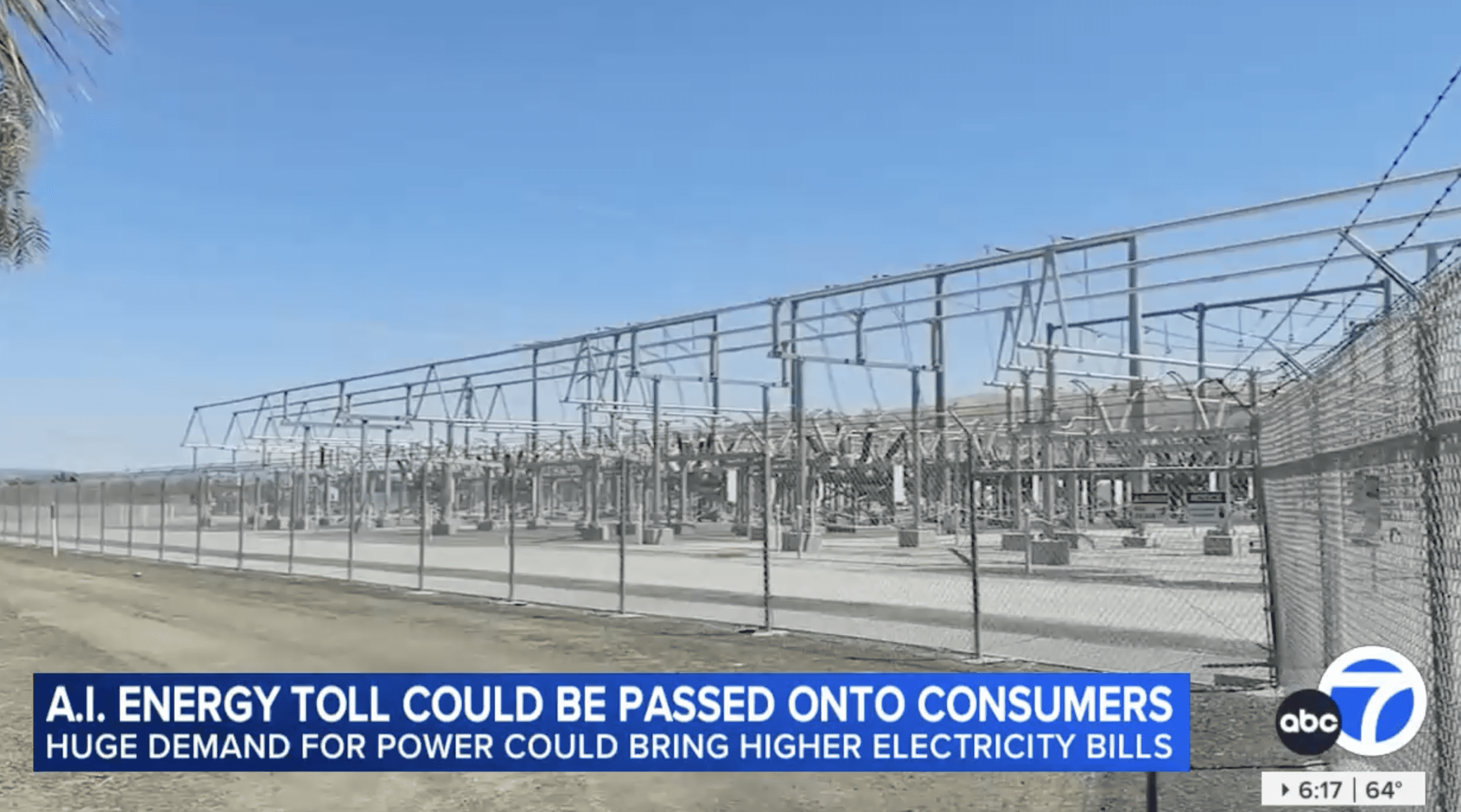 ABC7 News: AI Energy Toll Could Be Passed Onto Consumers