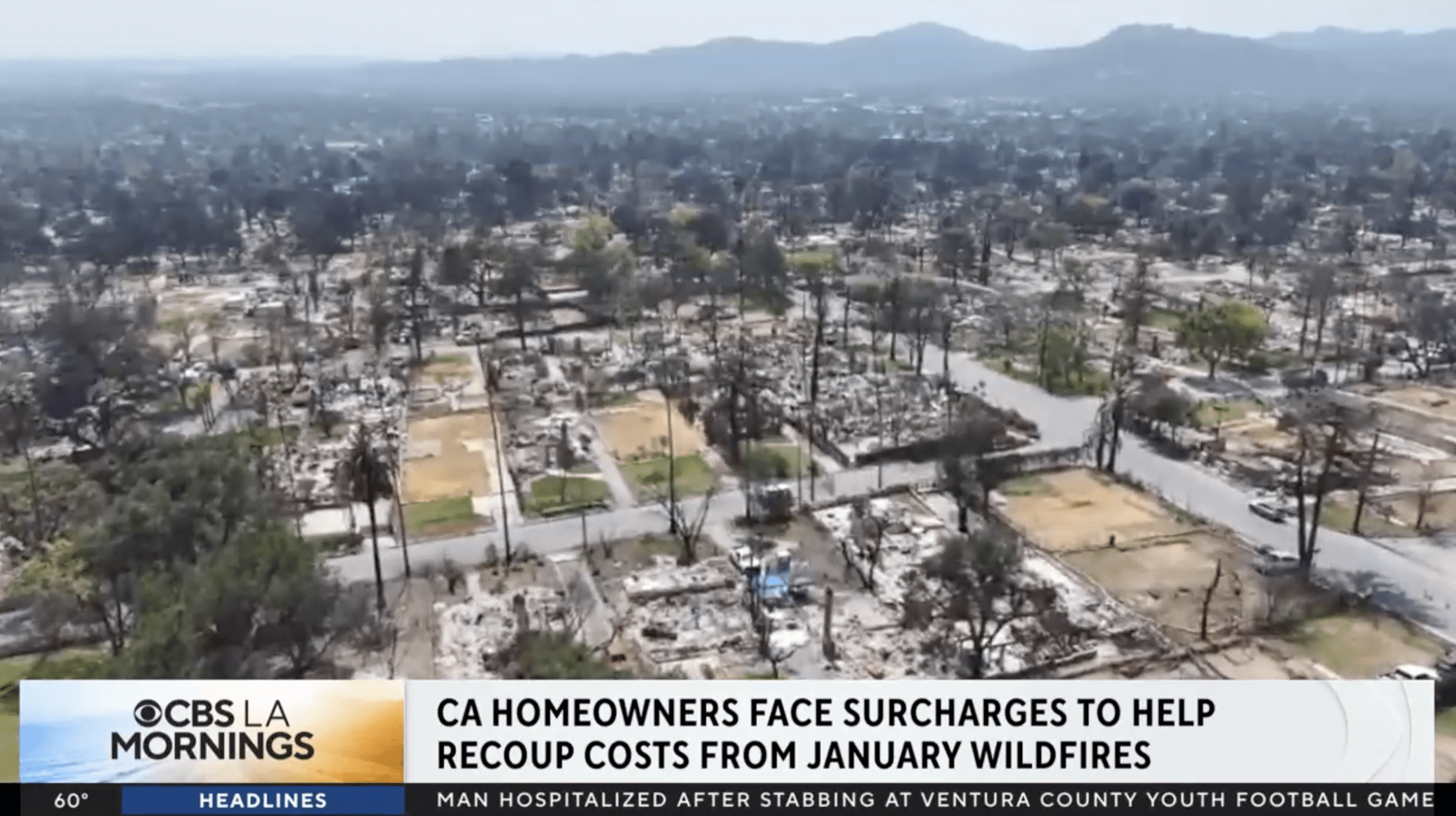 KCAL Mornings: CA Homeowners Face Surcharges To Help Recoup Costs From January Wildfires