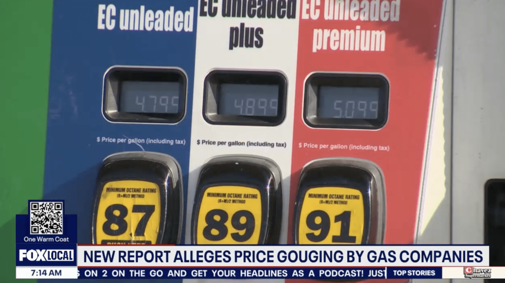 KTVU (Fox): New Report Alleges Price Gouging By Gas Companies