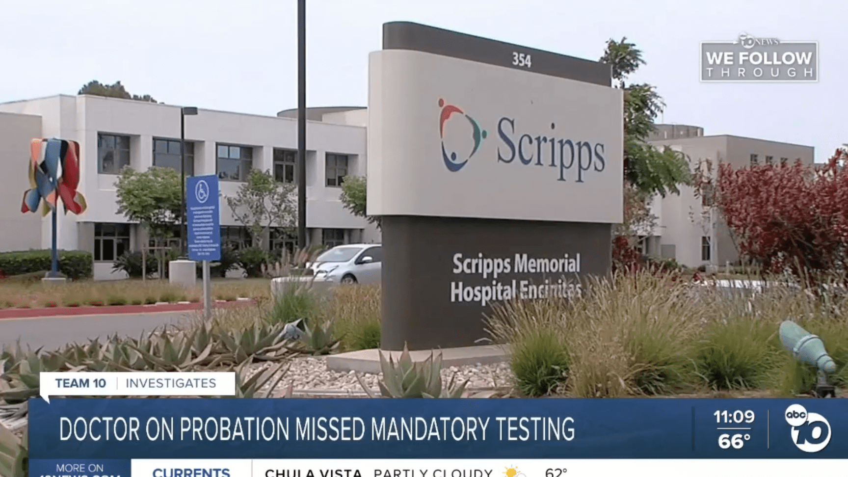 KGTV-SD (ABC): Doctor On Probation Missed Mandatory Testing