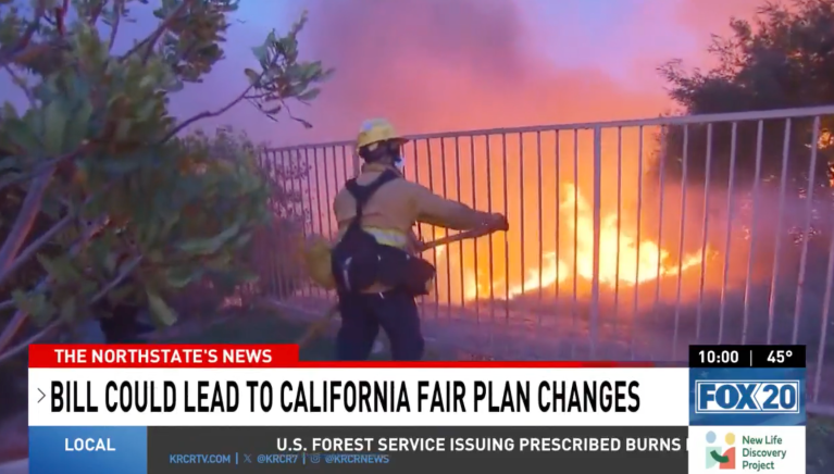 Fox 20: Bill Could Lead To California Fair Plan Changes