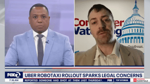 KTVU Fox 2: Uber Robotaxi Rollout Sparks Legal Concerns