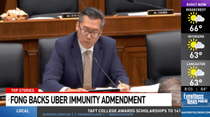 KBFX (FOX): Fong Backs Uber Immunity Amendment
