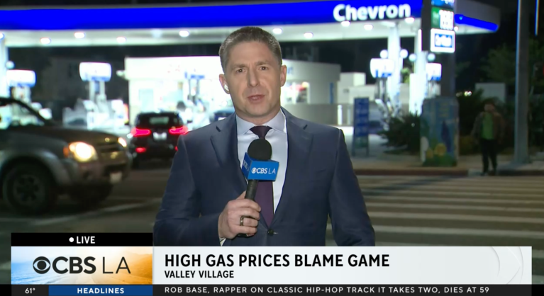 KCAL News: High Gas Prices Blame Game