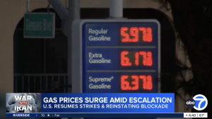KABC-LA (ABC): Gas Prices Surge Amid Escalation
