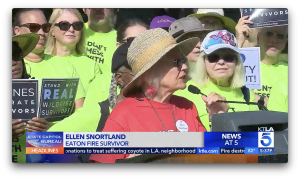 KTLA-LA (CW): Wildfire Survivors Demonstrated Against Newsom’s Plan On Wildfire Liability