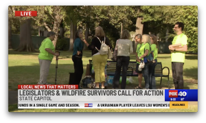 KTXL-SAC (FOX): Legislators & Wildfire Survivors Call For Action