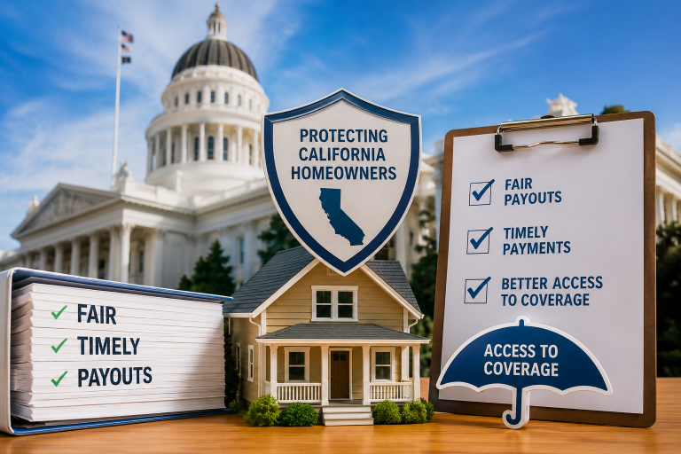 California Legislature Approves Three Bills to Require Fair and Timely Home Insurance Payouts and Improve Access to Coverage 